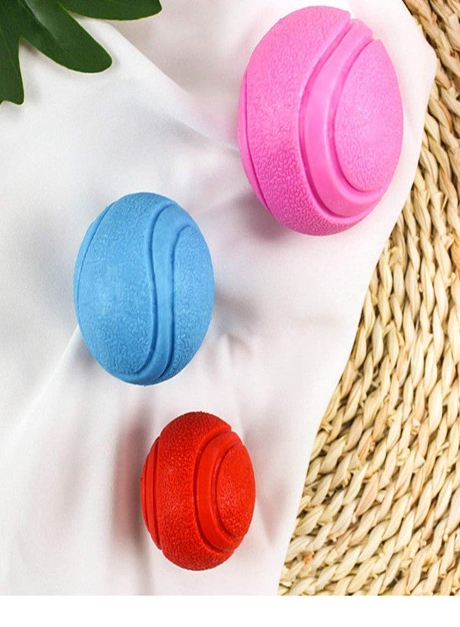 Pups&Pets Solid Rubber Dog Balls,Dog's Solid Rubber Bouncy Ball Bite Resistant and Indestructible Dog Training Ball,Pet Solid Rubber Bouncy Ball- Pack of 1 Size - Small(Color May Vary) - Image 2